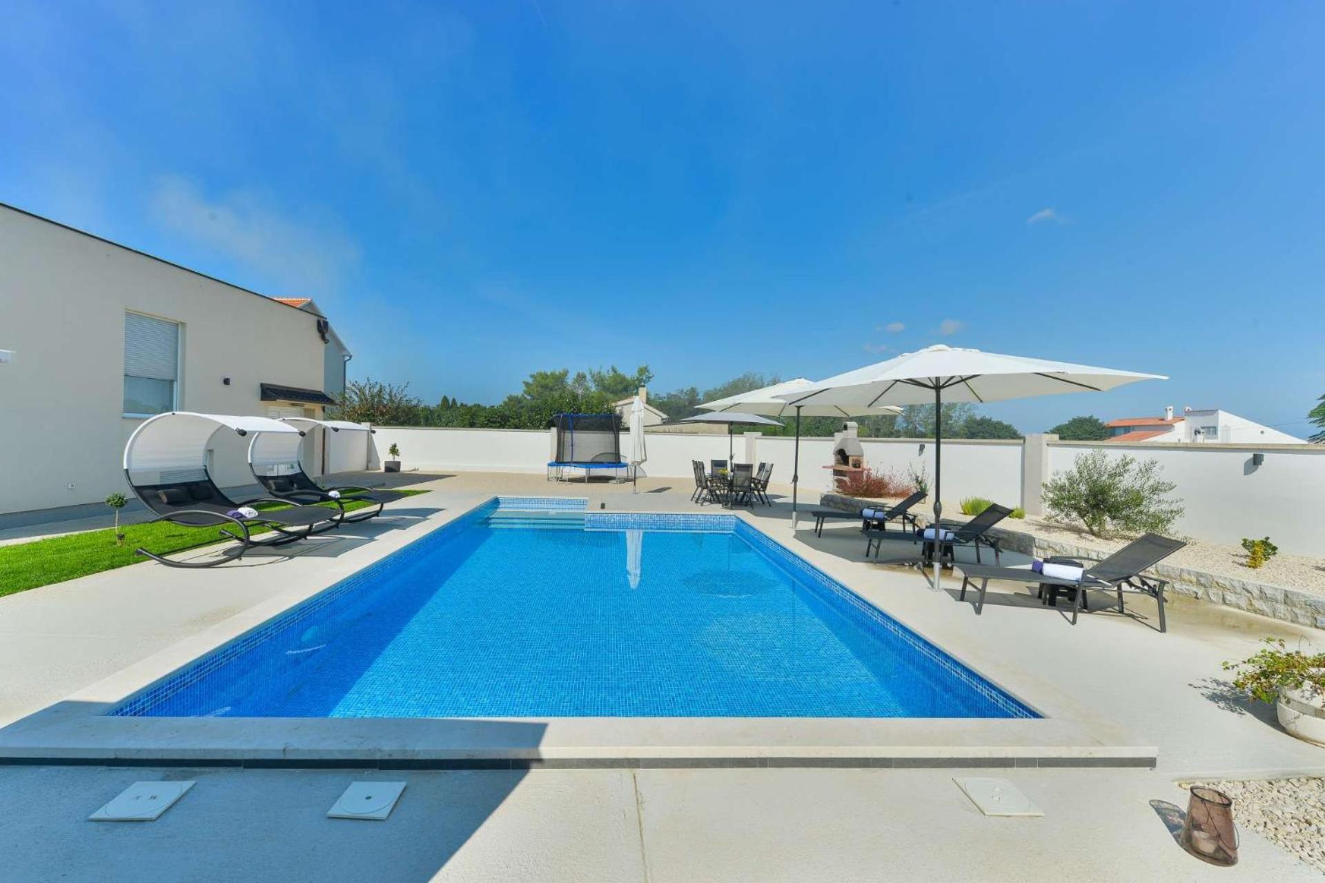 Villa Miranda With Pool Zaton  Eksteriør bilde